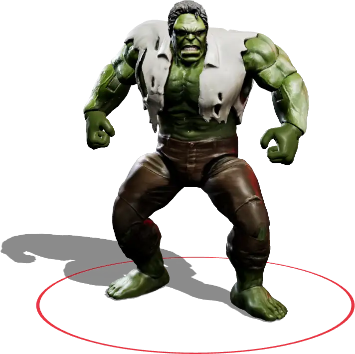Hulk 3D scan