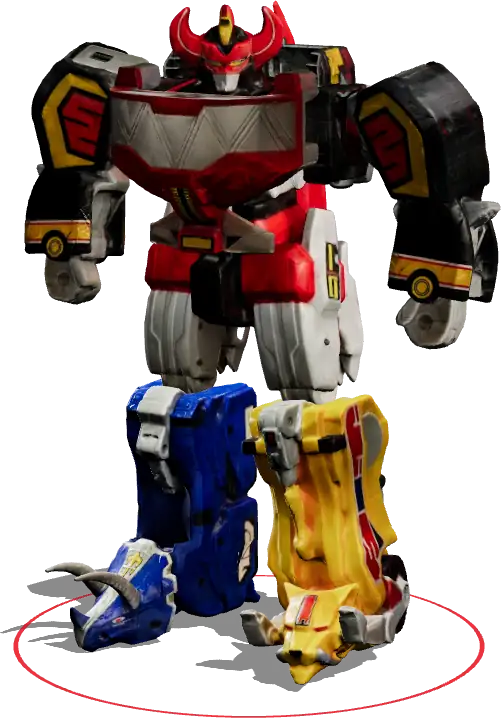 Megazord 3D scan
