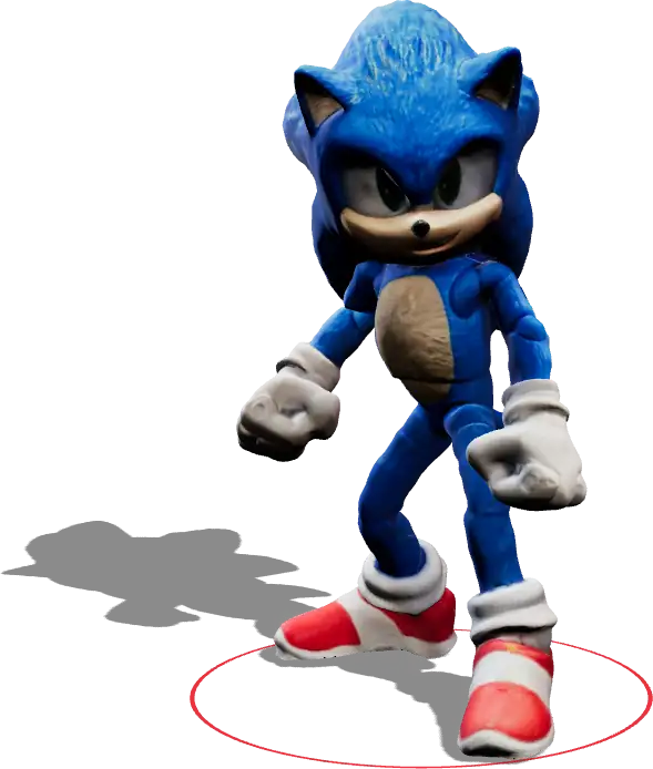 Sonic 3D scan
