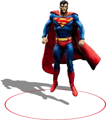 Superman 3D scan